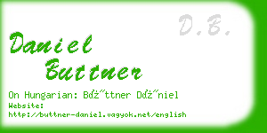 daniel buttner business card